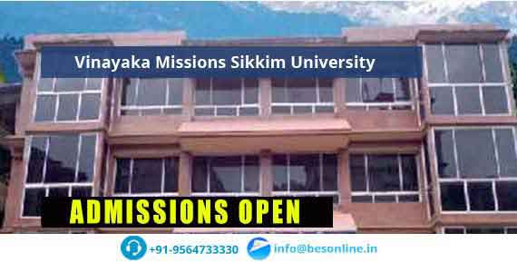 Vinayaka Missions Sikkim University Courses